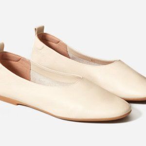 Everlane ballet flats, size 8 in cream